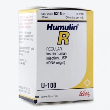 Humulin® R Cartridge (100 IU/mL, 3 mL)